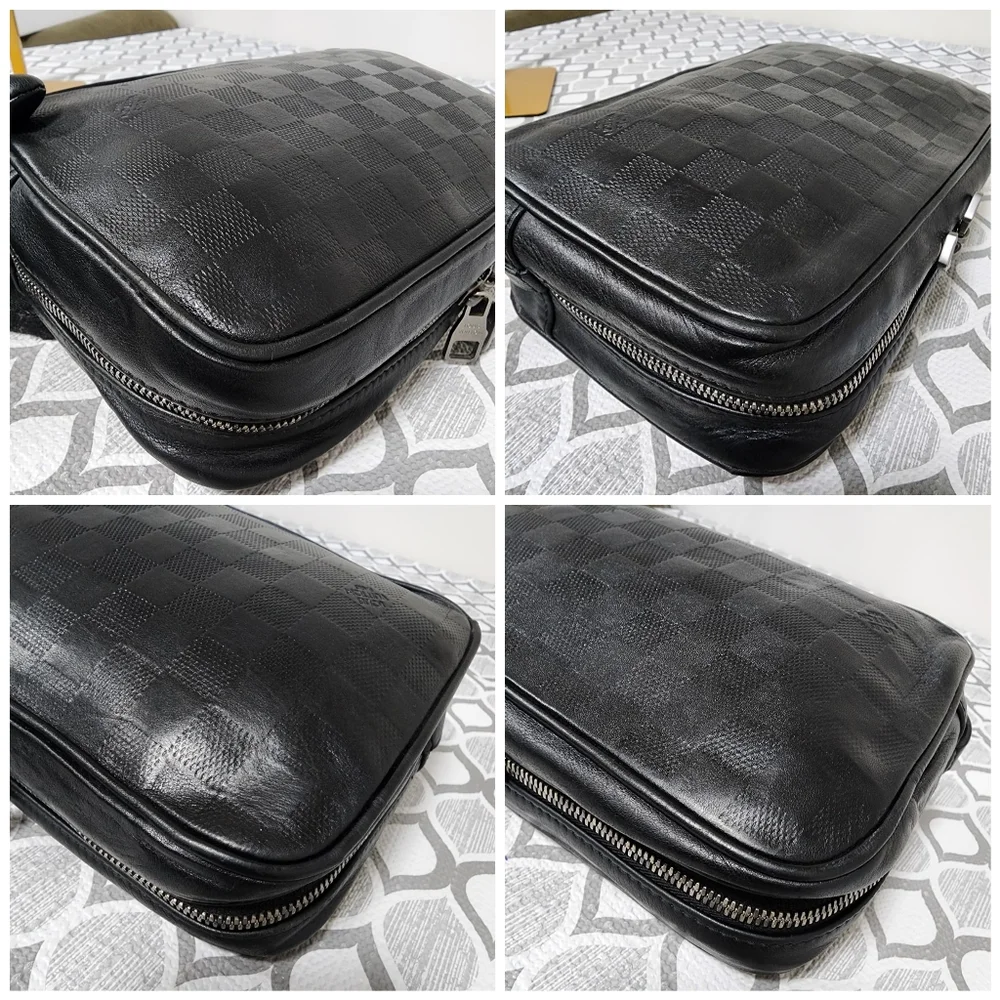 Louis Vuitton Damier Infini Minaudière Clutch Black
